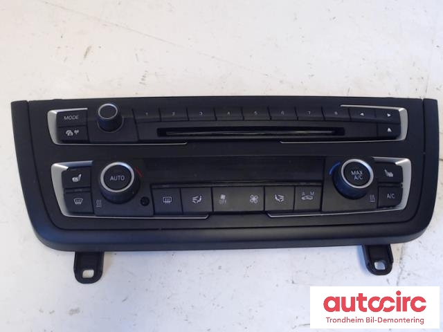 Varmeapparat betjening til BMW 3-Serie, 2012-2018 (F30/F31/F34) (F30/F31/F34) (..|9287341)