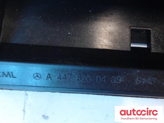 Bagasjerom diverse til Mercedes Vito 2014-->> (W447) (W447) (..|A4478200439|)