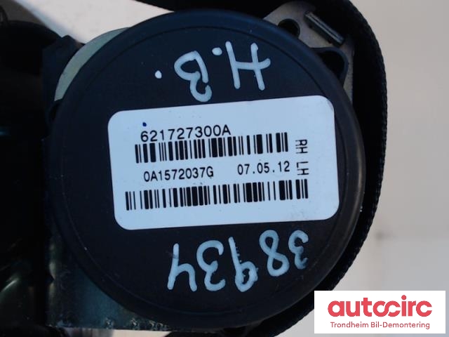 Sikkerhetsbelte bak høyre til Opel Ampera 2012-2014 (Type I)  (..|22764255|)