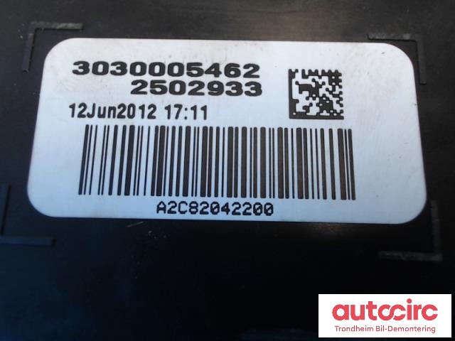 Instrumentpanel til Opel Ampera 2012-2014 (Type I)  (..|23167774|23291770|23451824)