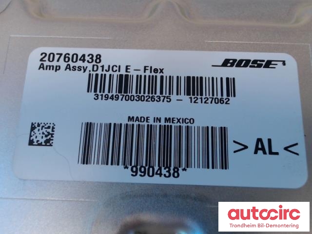 Bilstereo forsterker til Opel Ampera 2012-2014 (Type I)  (..|20760438|)