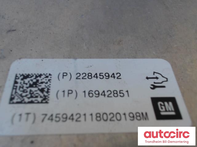 ABS sentral til Opel Ampera 2012-2014 (Type I)  (..|20864952|23283683|22845942)