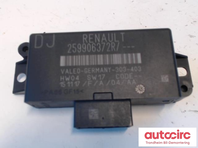 Styreenhet parkering til Renault Zoe, 2013-2019 (Fase 1)  (VALEO|303.403)