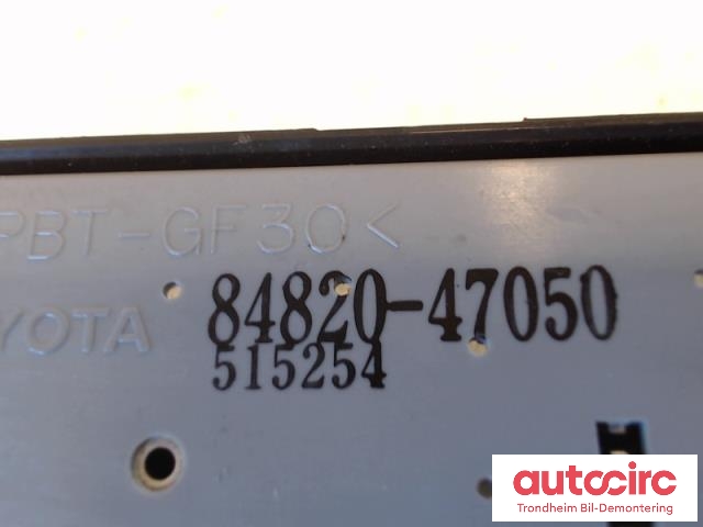 Bryter ruteheis førerdørspanel til Toyota Prius 2004-2009 (Type II) (COMBI) (COMBI) (..|8482047050|84820-47050|8487252030)