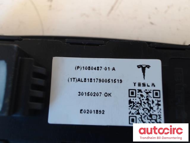 Bryter diverse til Tesla Model X 2016-->>  (1080487-01-A|1080487-01-A|)