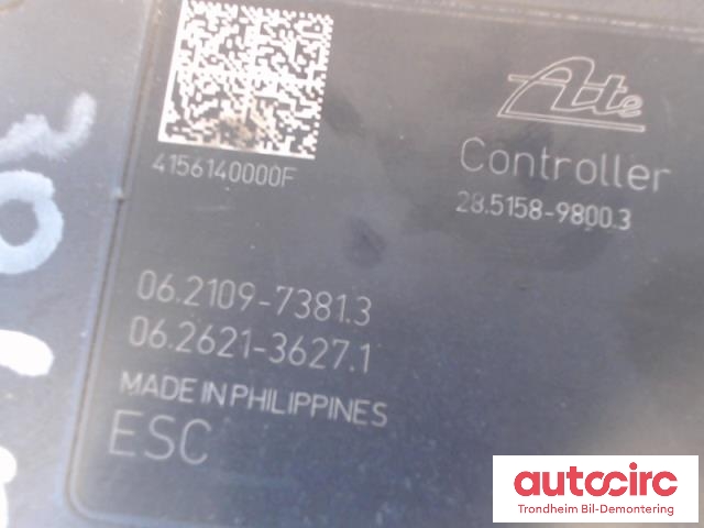 ABS sentral til Mitsubishi Outlander 2015-->> (Type III, Fase 2)  (ATE|4670B234|4670B233|06210973813)