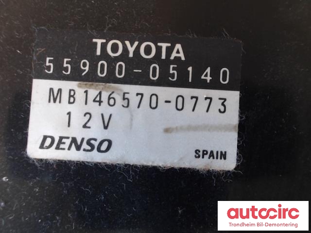 Varmeapparat betjening til Toyota Avensis 2003-2008 (Type II) (DENSO|5590005140|55900-05140|MB146570-0773)