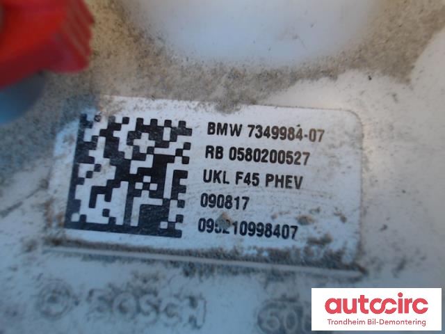 Bensinpumpe elektrisk til BMW 2-Serie, Active/Gran Tourer 2014-->> (F45/F46) (F45/F46) (..|7349984|0580200527|16117349984)