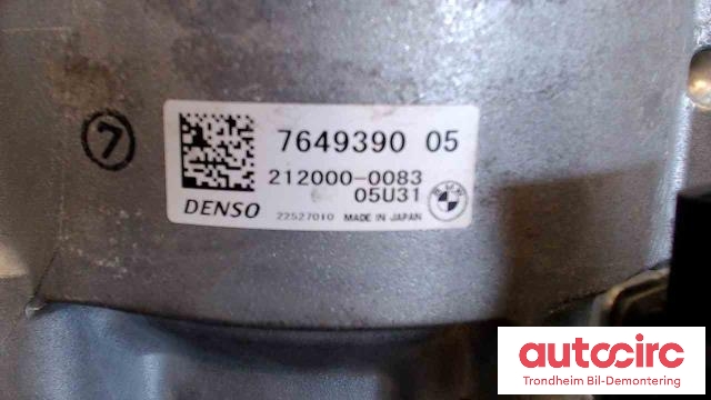 Hybrid starter generator (HSG) til BMW 2-Serie, Active/Gran Tourer 2014-->> (F45/F46) (F45/F46) (..|212000-0083|7649390|12317649390)