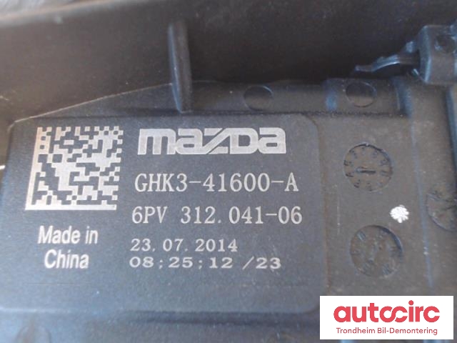 Pedal gass til Mazda CX-5 2012-2017 (Type I)  (..|GHK341600A|GHK3-41600-A|6PV312)