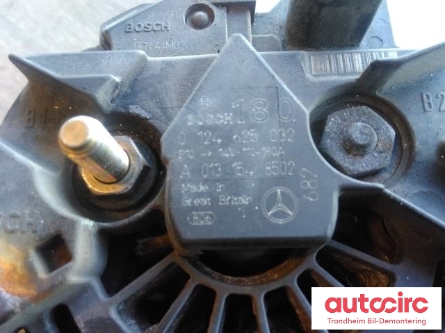 Dynamo til Mercedes ML 2005-2011 (W164) (W164) (BOSCH|A0131548502|0124625032|)