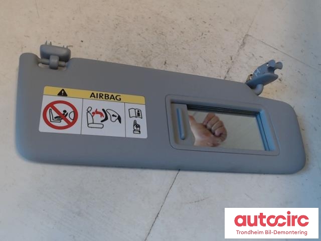 Solskjerm til Audi A4, Allroad, 2016-->> (Type II) (B9) (B9) (HØYRE SIDE|8W0857552P)