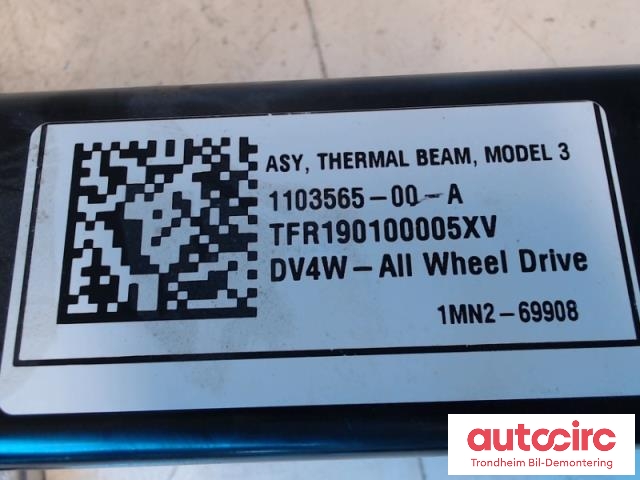 Karosseri diverse til Tesla Model 3 2018-2023 (Fase 1)  (1103565-00-A|1103565-00-A|)