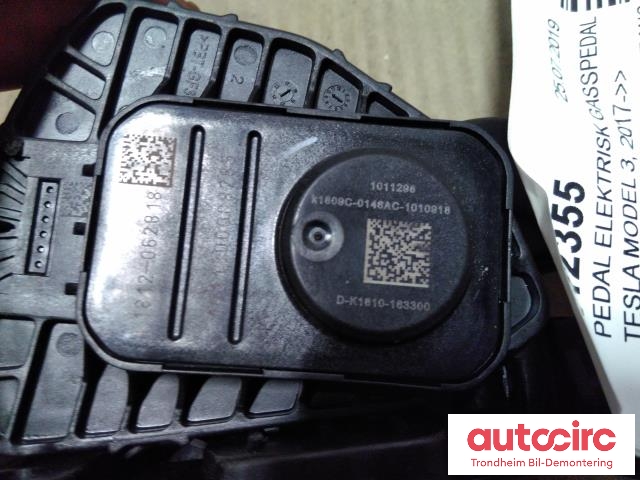 Pedal gass til Tesla Model 3 2018-2023 (Fase 1)  (1011298|1011298|)
