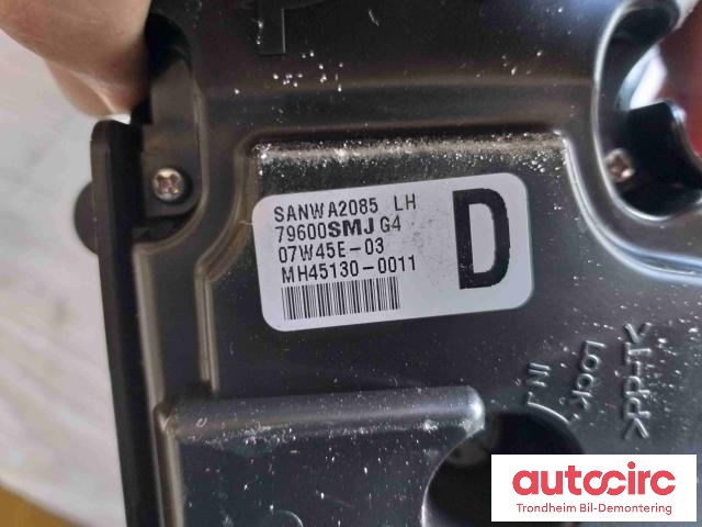 Varmeapparat betjening til Honda Civic 2006-2011 (Type VIII) (..|79600SMJ|79600-SMJ-G42ZA|79600SMJG42ZA)