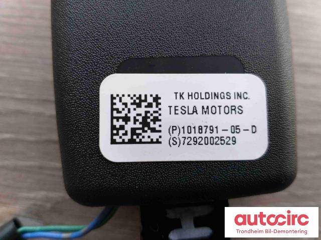 Sikkerhetsbeltelås baksete til Tesla Model S 2016-2021 (Fase 2)  (1018791-05-D|1018791-05-D|)