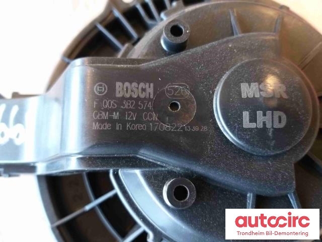 Varmeapparat motor til Tesla Model S 2016-2021 (Fase 2)  (BOSCH|F00S3B2574|1051864-00-A|)