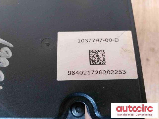 ABS sentral til Tesla Model S 2016-2021 (Fase 2)  (1037797-00-D|1037797-00-D|0265255653)