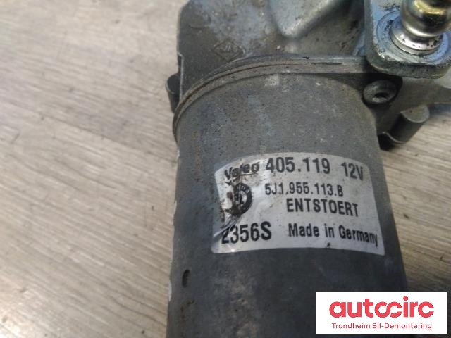 Viskermotor frontrute til Škoda Roomster 2006-2010 (Fase 1)  (VALEO|5J1955113B|405.119|5J1955023D)