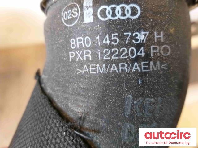Turbo rør til Audi Q5 2008-2012 (Type I, Fase 1) (..|8R0145737H|8R0145737N|8R0145993A)