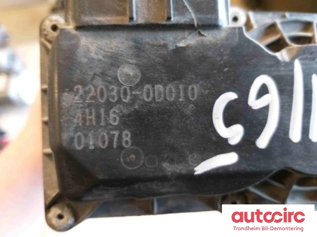 Spjeldhus til Toyota Verso 2004-2009 (Type II)  (..|220300D010|22030-0D010|)