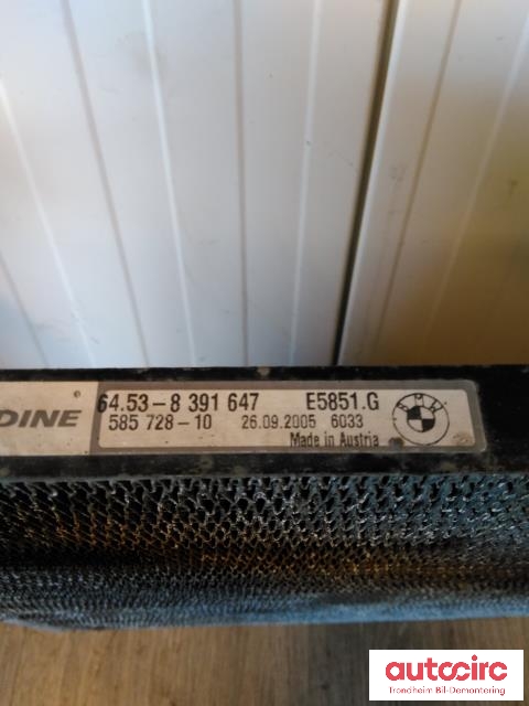 Aircondition radiator til BMW 5-Serie 1996-2003 (E39) (E39) (..|8391647|585728-10|64538391647)