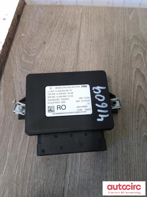 Styreenhet elektrisk parkbrems (EPB - Electric Parking Brake) til Mercedes B-Klasse, electric drive 2014-2018 (W242) (W242) (..|A2469008516|)