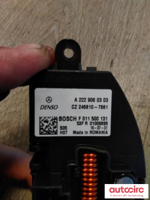 Varmeapparat motstand til Mercedes B-Klasse, electric drive 2014-2018 (W242) (W242) (BOSCH|A2229060303|F011500131|CZ246810-7861)