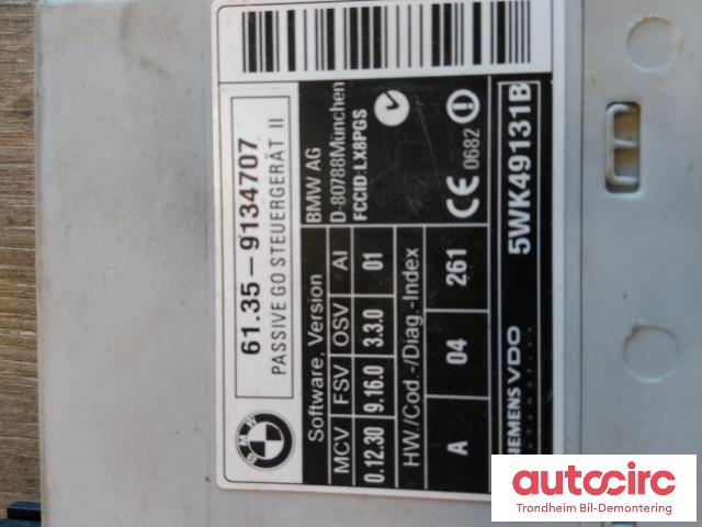 Styreenhet diverse til BMW X5 2007-2013 (E70) (E70) (..|TRØNDELAG BILSA|61359134707|)