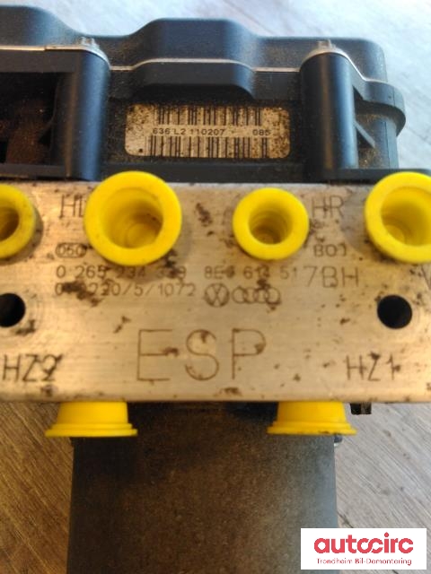 ABS sentral til Audi A4 2004-2008 (Type III) (B7) (B7) (BOSCH|8E0614517BH|0265234338|8E0614517BJ)