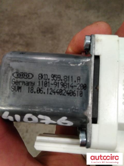 Ruteheis, kun motor, venstre bak til Audi A6, Allroad 2012-2014 (Type III, Fase 1) (C7) (C7) (BROSE|8K0959811A|)