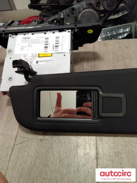 Solskjerm til Audi A6, Allroad 2012-2014 (Type III, Fase 1) (C7) (C7) (..|4G0857551|4G0857551D|)
