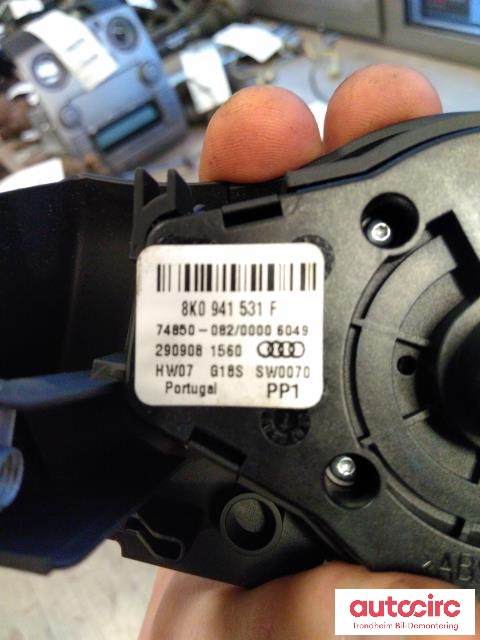 Bryter lys til Audi A4 2007-2014 (Type IV) (B8) (B8) (PREH|8K0941531F|74850-082|8K0941531T)