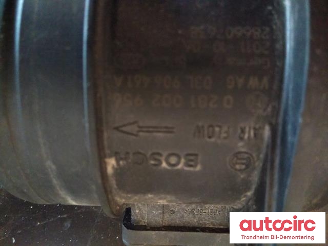 Luftmengde/luftmassemåler til VW Touran 2010-2015 (Type I, Fase 3)  (BOSCH|03L906461A|0281002956|)