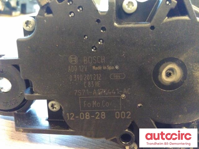 Viskermotor bakrute til Ford Mondeo 2011-2014 (Type IV, Fase 2)  (BOSCH|7S71-A17K441-AC|0390201212|1675328)