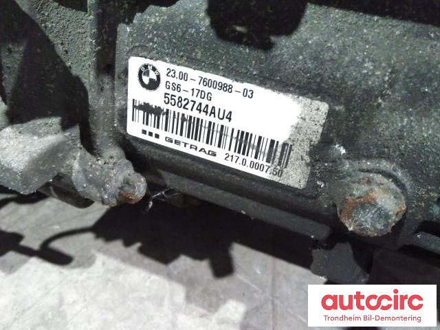 Girkasse manuell 6-trinn til BMW 3-Serie 2012-2018 (F30/F31/F34) (F30/F31/F34) (GETRAG|23008610983|8610983|GS6-17DG)