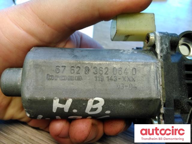 Ruteheis, kun motor, høyre bak til BMW X5 2000-2006 (E53) (E53) (BOSCH|8362064|67628362064|0130821717)