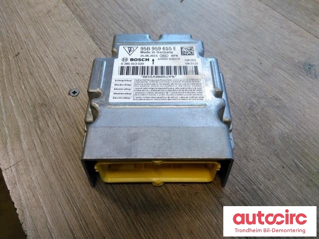 Styreenhet airbag hovedsensor til Porsche Macan, 2014-->> (95B) (95B) (BOSCH|95B959655E)