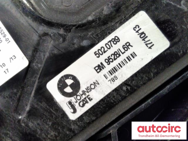 Kjølevifte elektrisk til BMW 5-Serie 2010-2017 (F10/F11) (F10/F11) (JOHNSON GATE|8618529|17418642161|5001270)