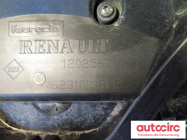 Grill til Renault Kangoo 2008-2021 (Type II)  (..|623101381R|1202567X|)