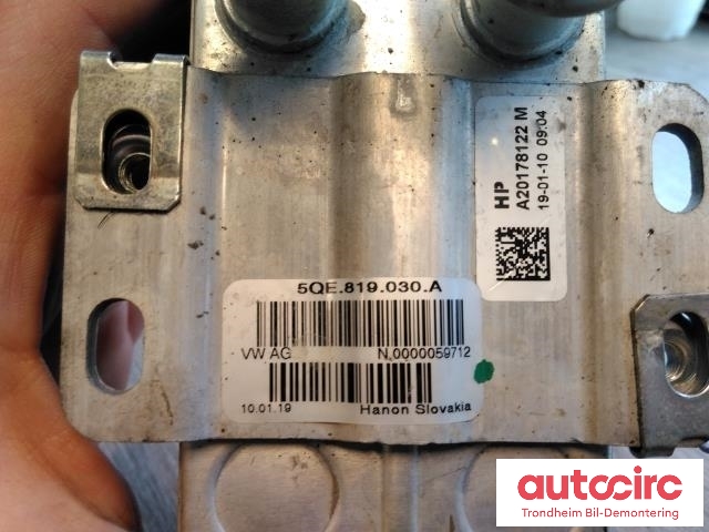 Aircondition diverse til VW e-Golf 2017-2020 (Fase 2)  (..|5QE819030A|A20178122M|)