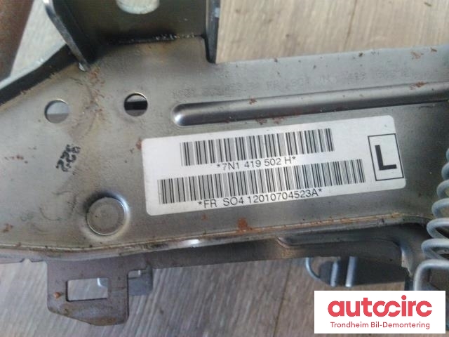 Rattaksel til VW Sharan 2010-->> (Type II)  (..|7N1419502H|7N1419502P|)
