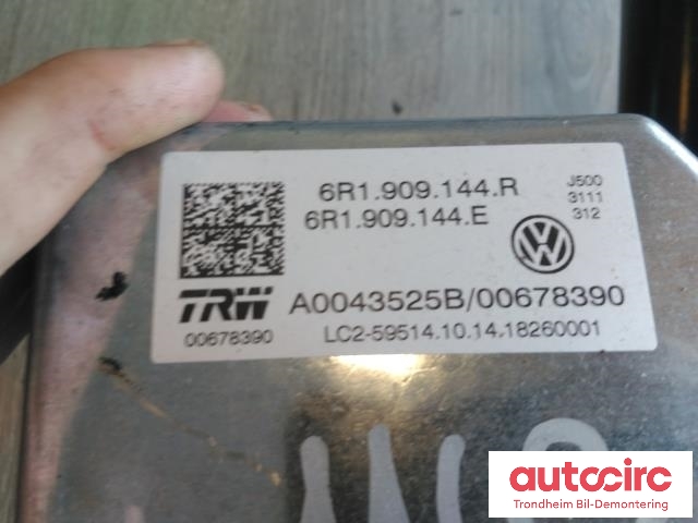 Rattaksel elektrisk servo til VW E-Up 2013-2019  (TRW|1S1423520Q|6R1909144R|1S1423520AL)