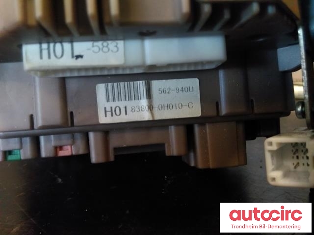 Instrumentpanel til Citroën C1 2006-2014 (Type I) (..|83800-0H010-C|83270-0H010-A|6105VL)
