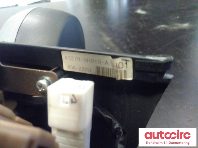 Instrumentpanel til Citroën C1 2006-2014 (Type I) (..|83800-0H010-C|83270-0H010-A|6105VL)