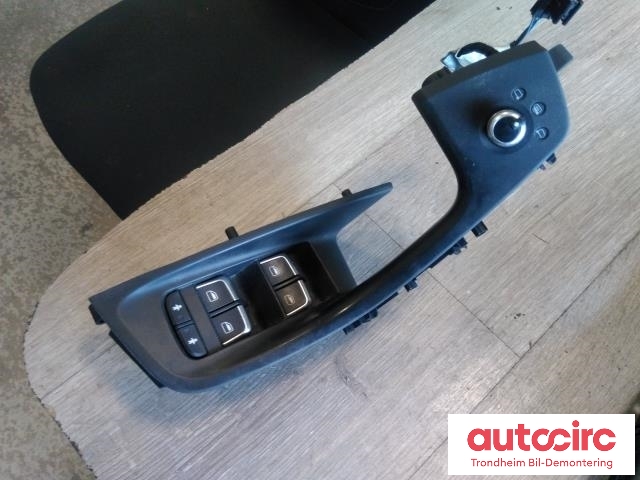 Bryter ruteheis førerdørspanel til Audi A6, 2011-2014 (Type IV, Fase 1) (C7) (C7) (..|4G0959851)