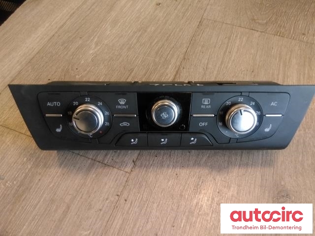 Varmeapparat betjening til Audi A6, 2011-2014 (Type IV, Fase 1) (C7) (C7) (CONTINENTAL|4G0820043H)