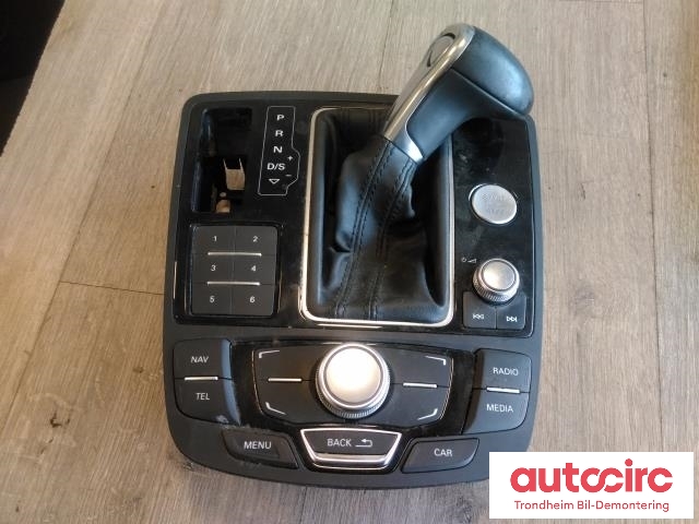 Bilstereo navigasjon betjeningspanel til Audi A6, 2011-2014 (Type IV, Fase 1) (C7) (C7) (..|4G1919610)