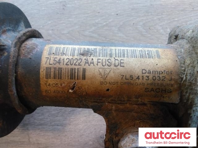 Fjærbein høyre foran til Porsche Cayenne 2002-2006 (Fase 1) (9PA) (9PA) (..|7L5412022AA|7L5413032J|95534304400)