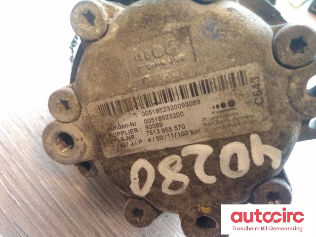 Servo pumpe mekanisk til Fiat Doblo 2010-->> (Type II)  (ZF LENKESYSTEME|7613955570|00518523200|51852320)